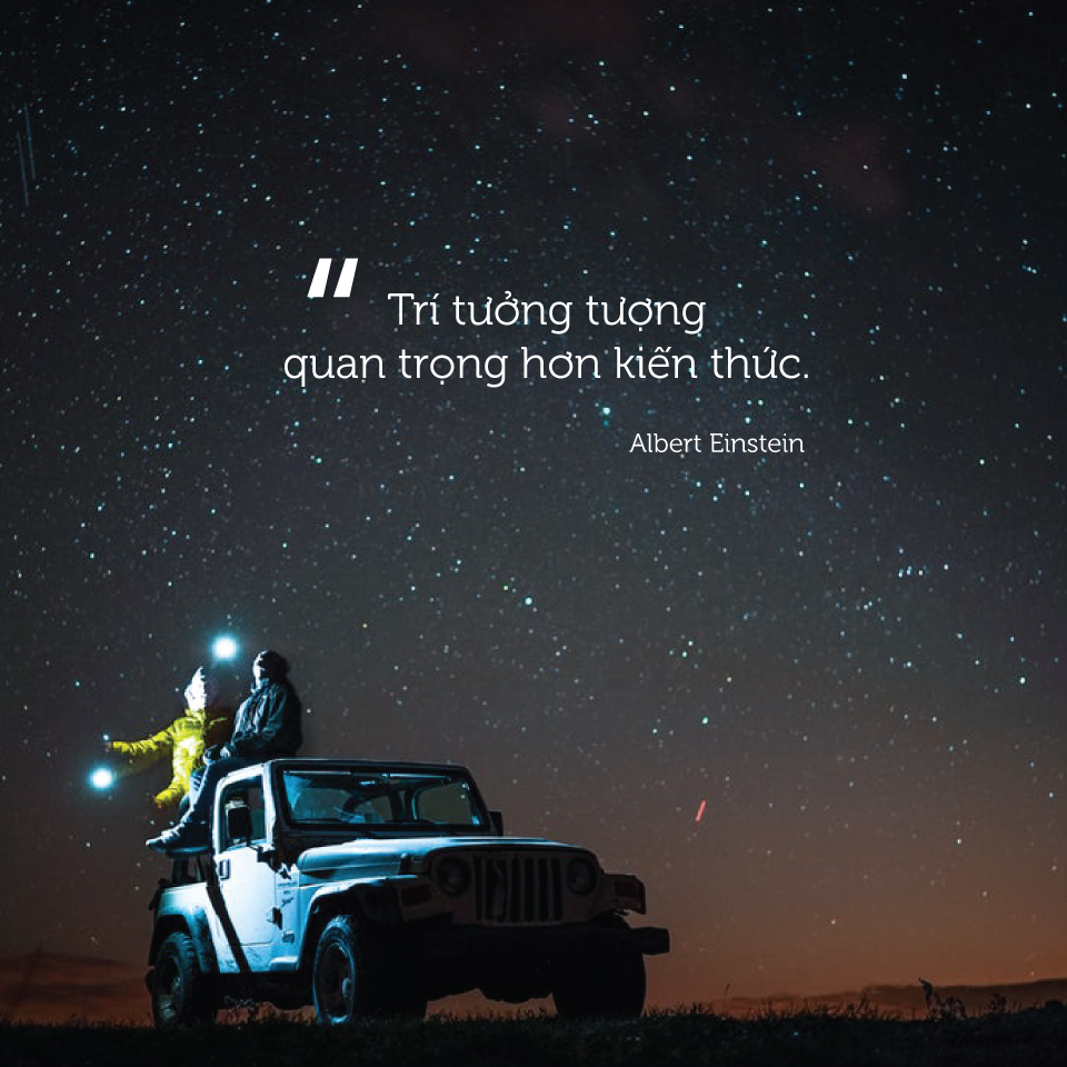 Trí tưởng tưởng quan trọng hơn kiến thức