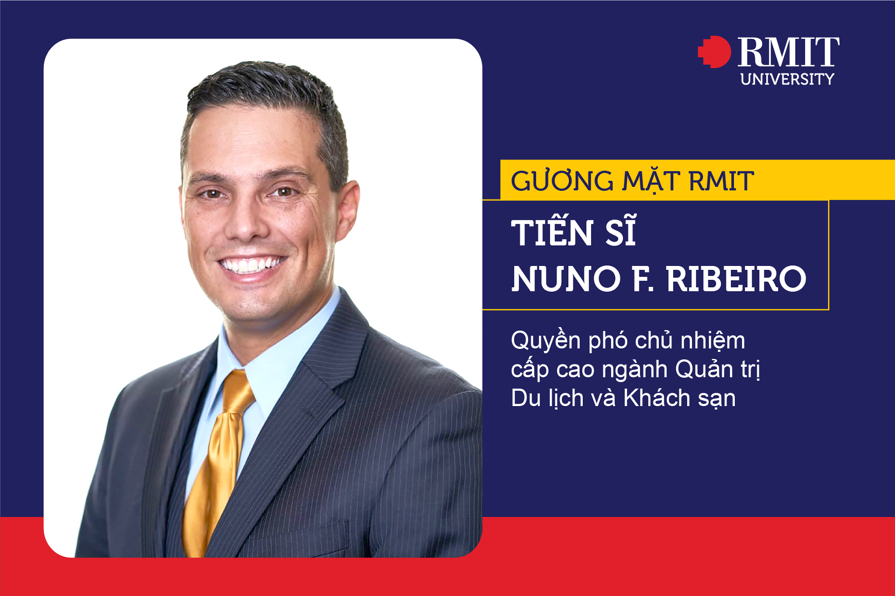 Thay Nuno quan tri du lich khach san rmit