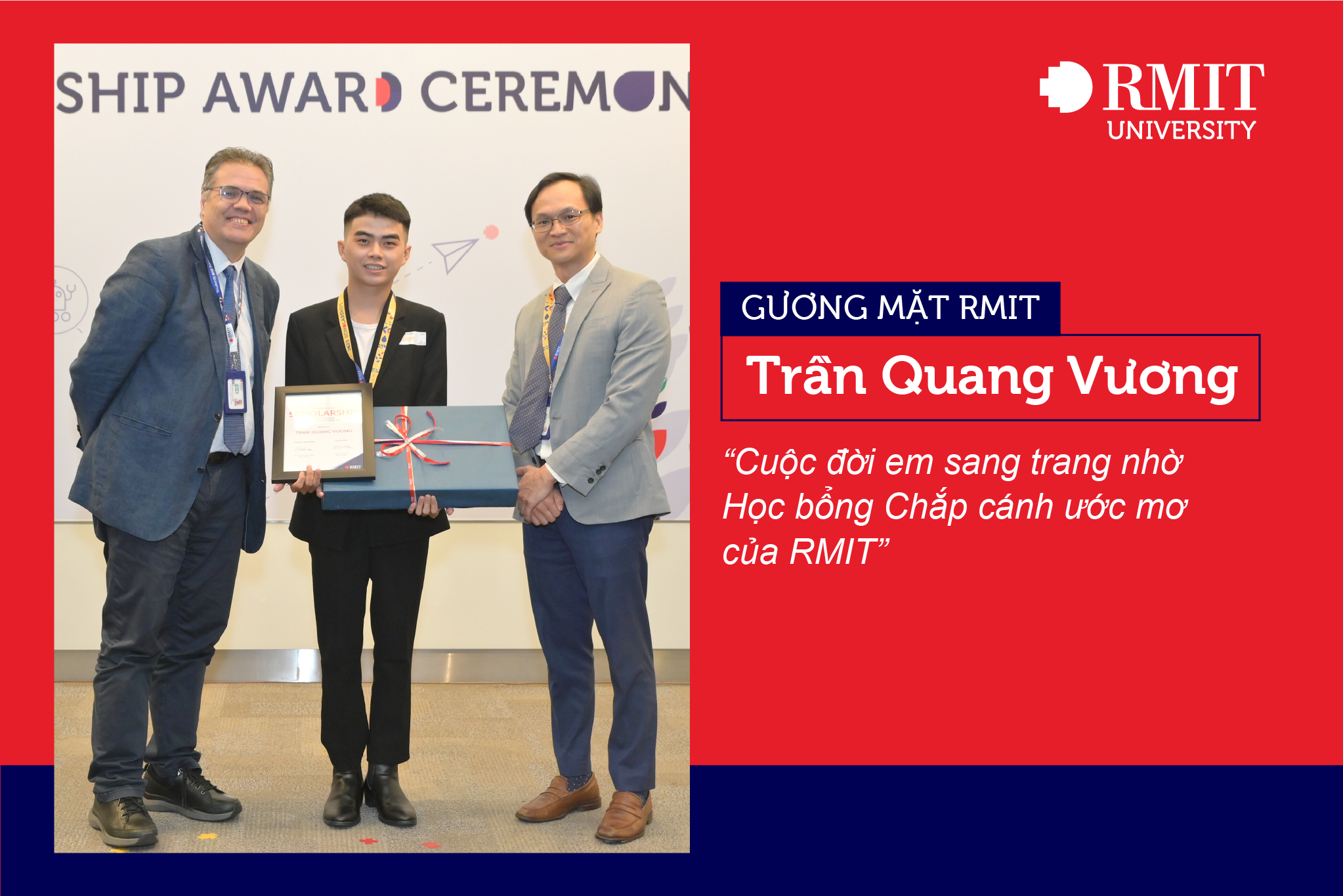 RMIT Tran Quang Vuong hoc bong